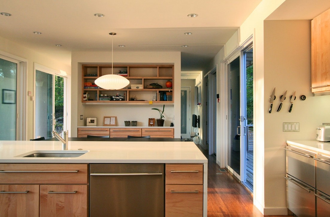 合肥家装-厨房隔断墙打造开放式现代厨房