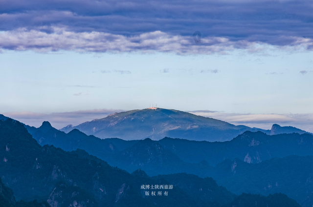 终南山主峰的12个小时,从日落到星空到日出,感受秦岭的震撼美景