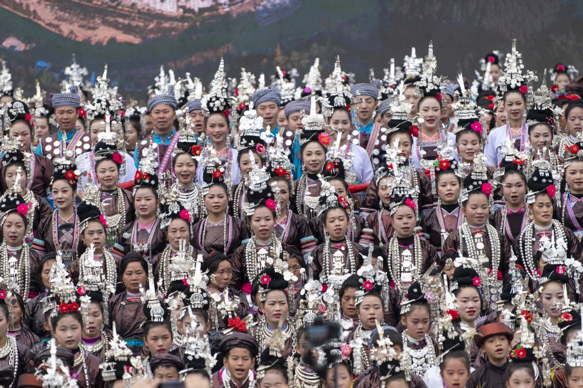 贵州从江:千人共歌欢度侗族大歌节