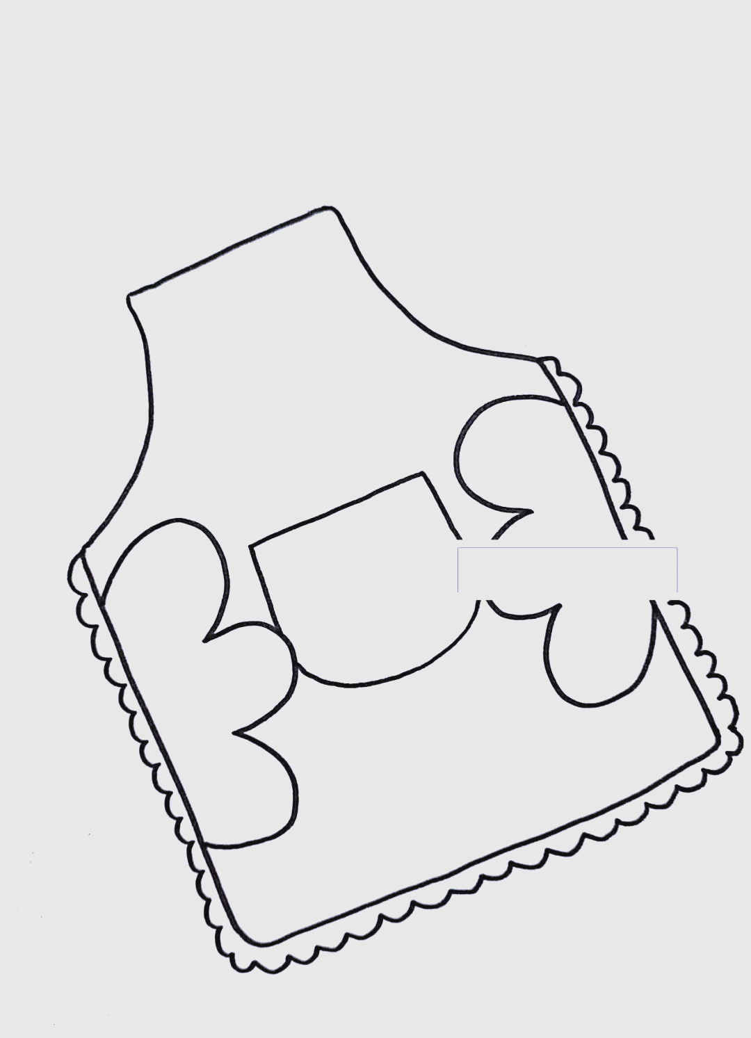 母亲节绘画指南:绘制妈妈做饭的围裙