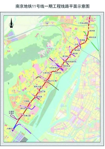 南京11号地铁图片