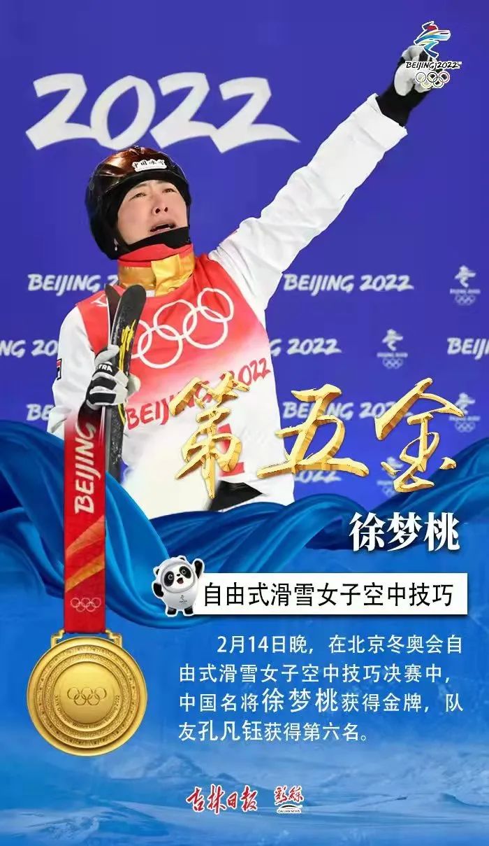 冬奥会中国第五金!徐梦桃一跃定乾坤!