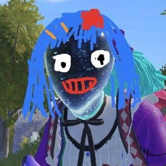 吃鸡玩家给卤蛋头画上了眼睛和嘴巴,网友:一幅画毁了一个皮肤!