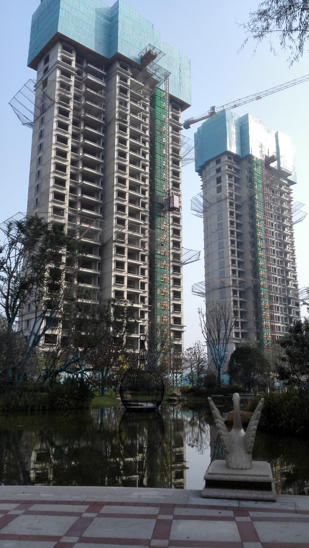 2021年10月23日周口恒大珺庭小区工程建设情况