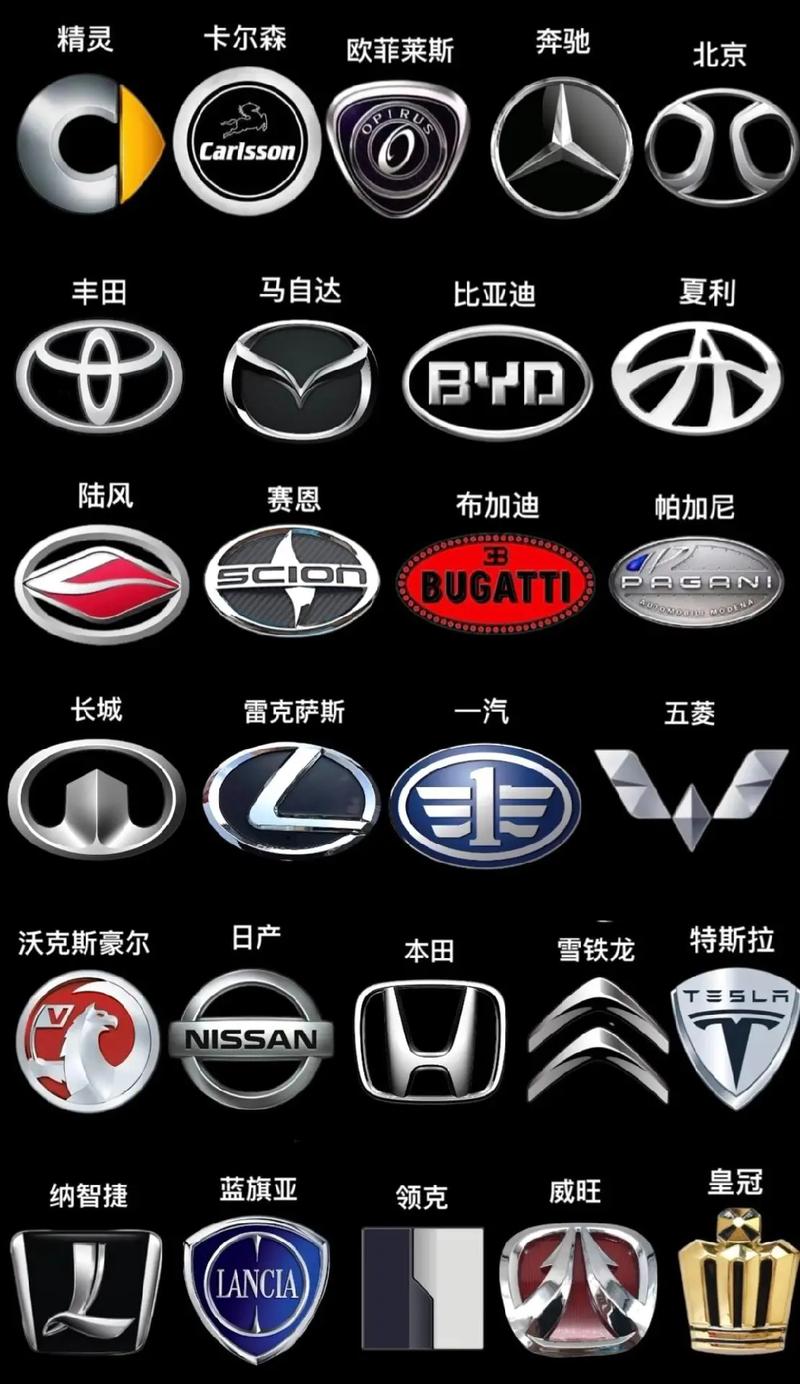 怎么认识车的标志