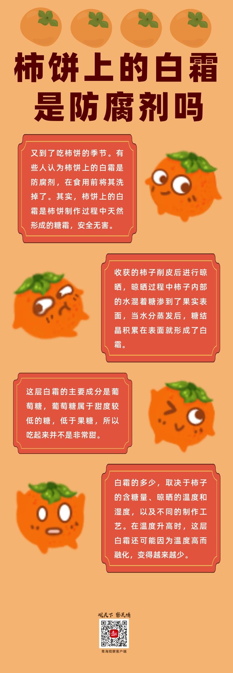 科普丨柿饼上的白霜是防腐剂吗?