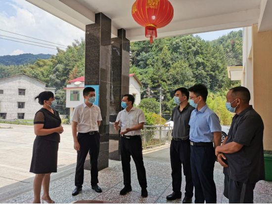 湘潭县青山桥镇:县委常委,组织部长罗霄带队到青山桥镇督导疫情防控