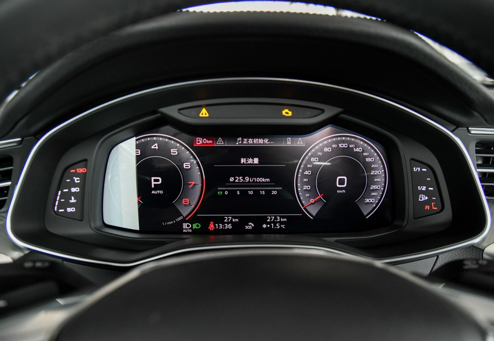 15年v6奥迪a6l仪表黑屏