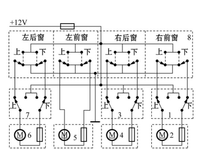 电动开窗器安装接线图图片