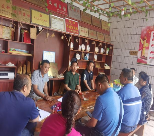 州农业农村局绿质科科长张新荣到勐满镇开展特色农产品产业发展情况