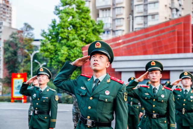 南充武警支队图片