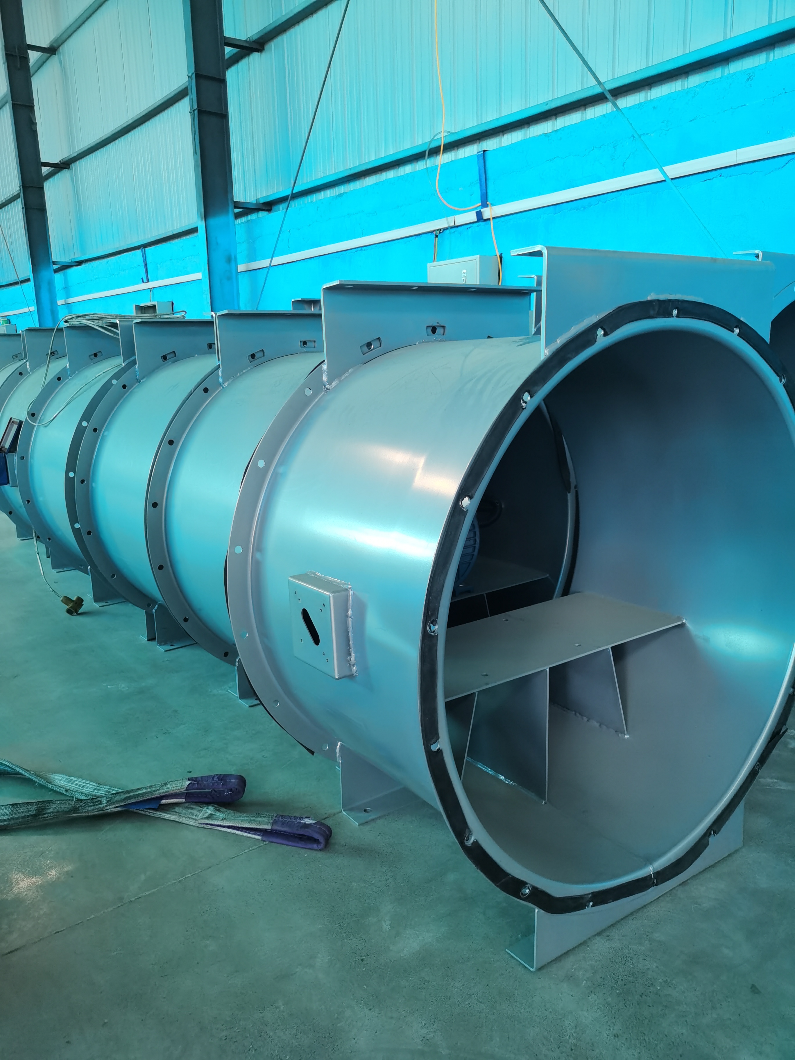 隧道轴流风机批量生产实物图