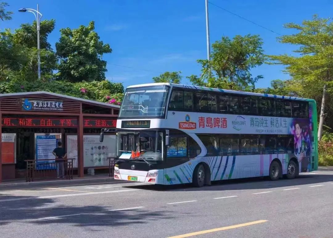通往"鹿城山海"!三亚新增一条双层旅游巴士专线