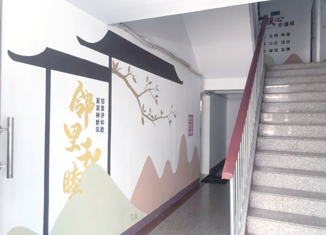 楼道焕新颜:文明社区的新风尚