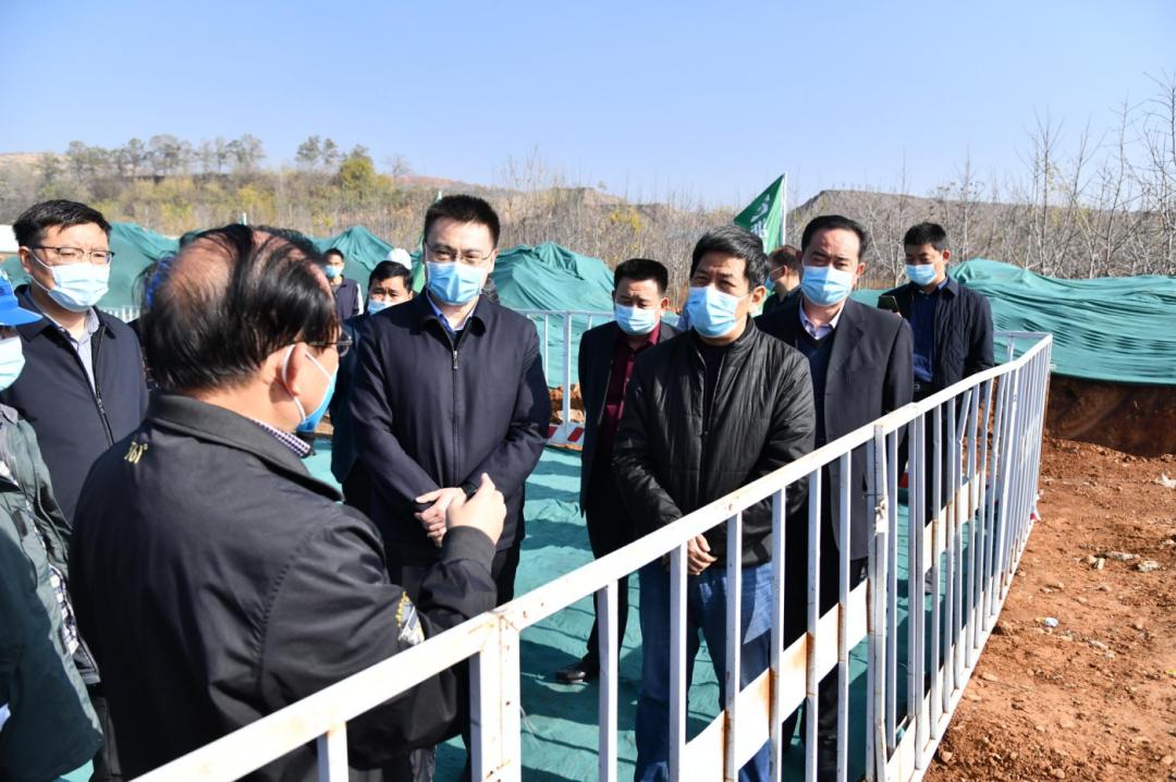 孙延文到新安调研督导重点项目推进工作