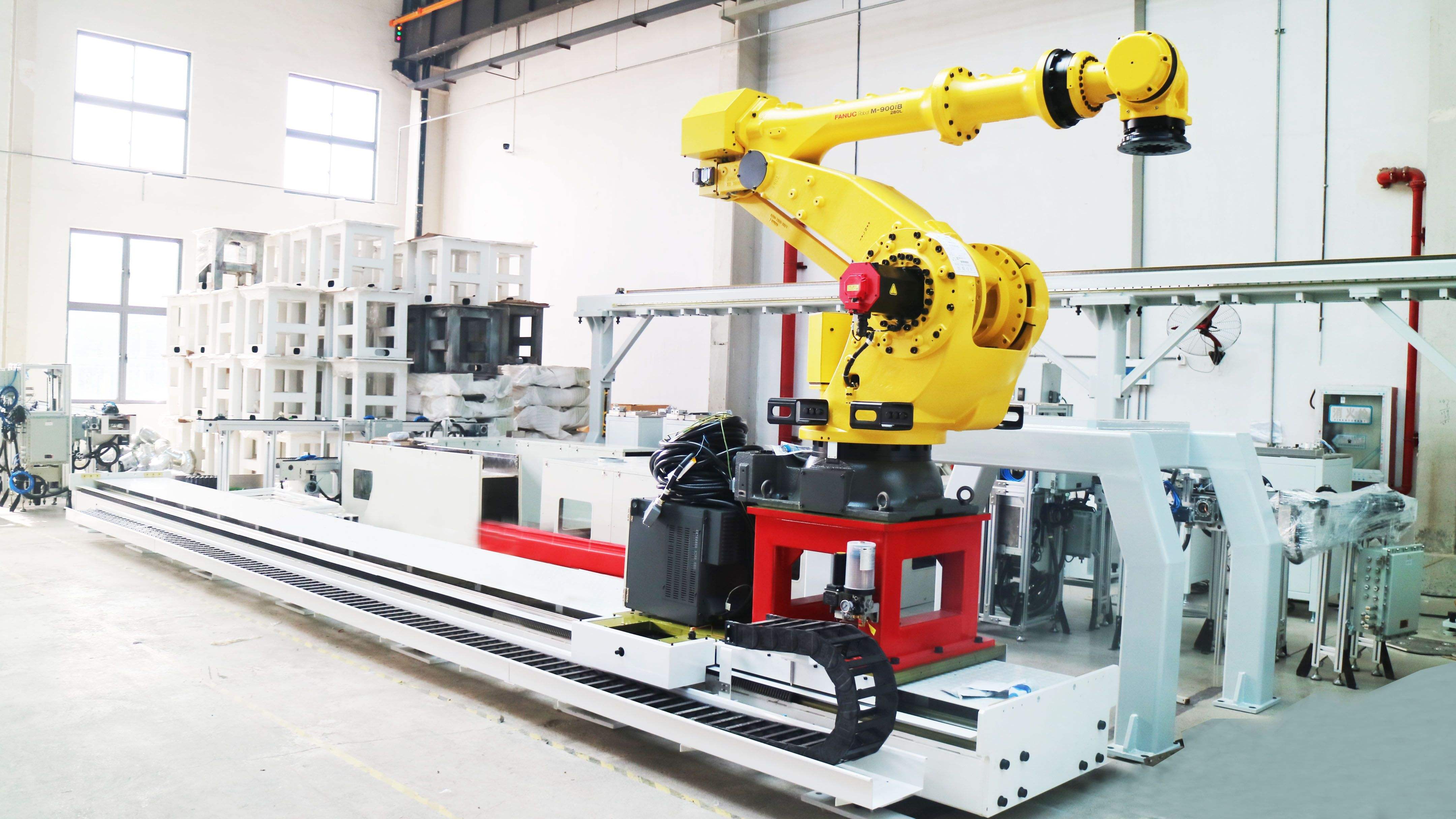 机器人外部轴上下料工作站介绍