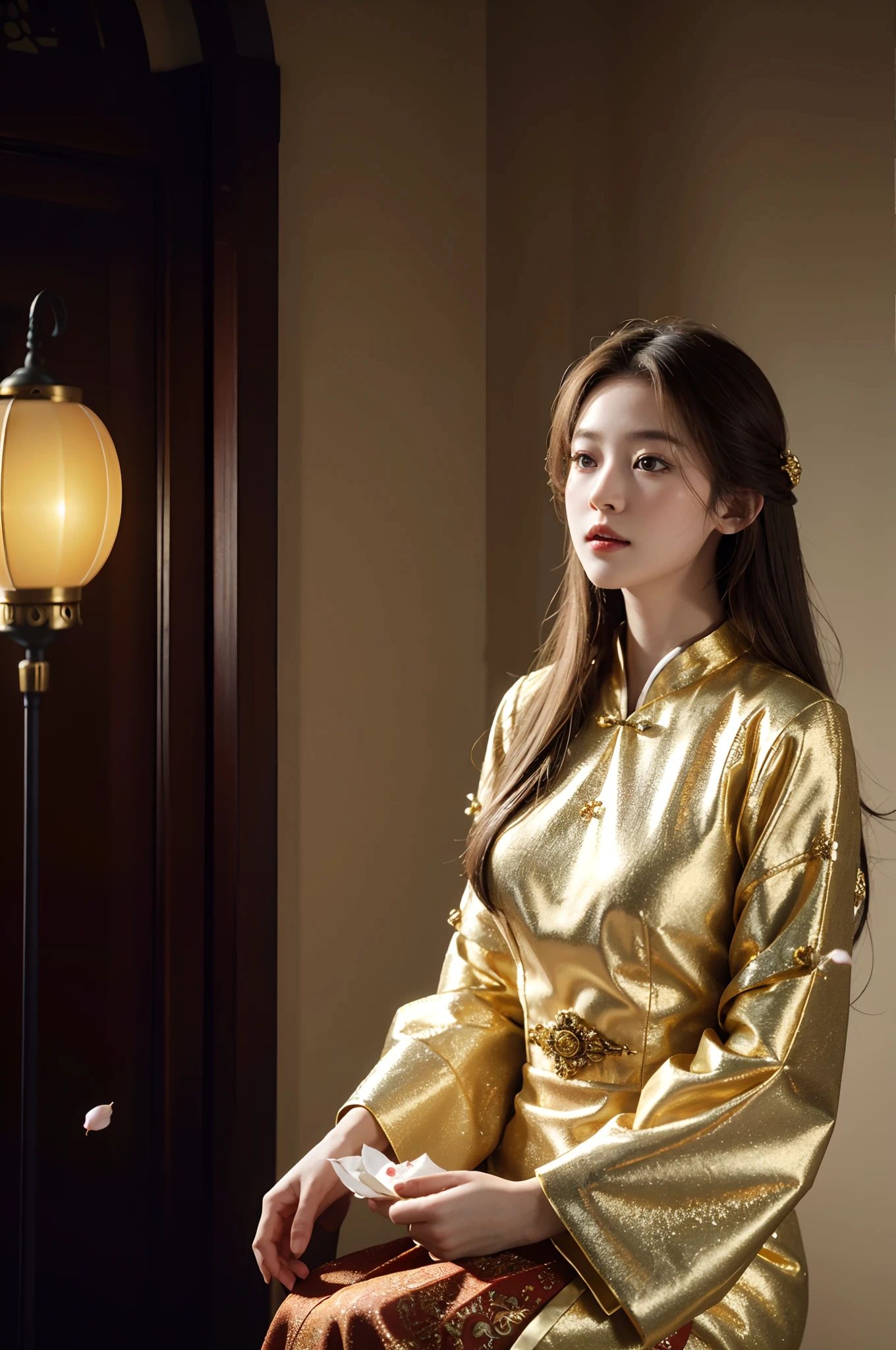 ai壁纸,东方古典旗袍美女,端庄典雅