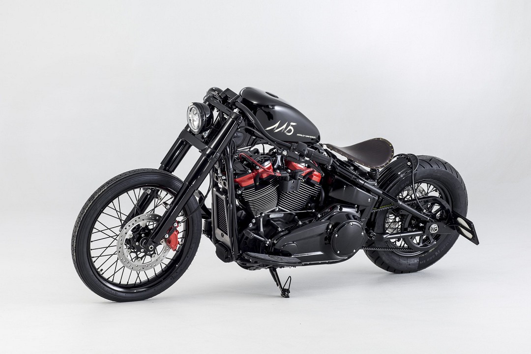暴躁野牛 哈雷戴维森128hp big bobber