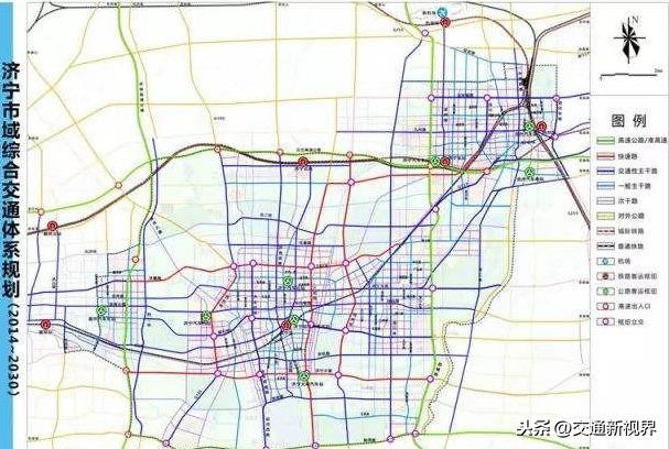 济宁轻轨规划高清图图片