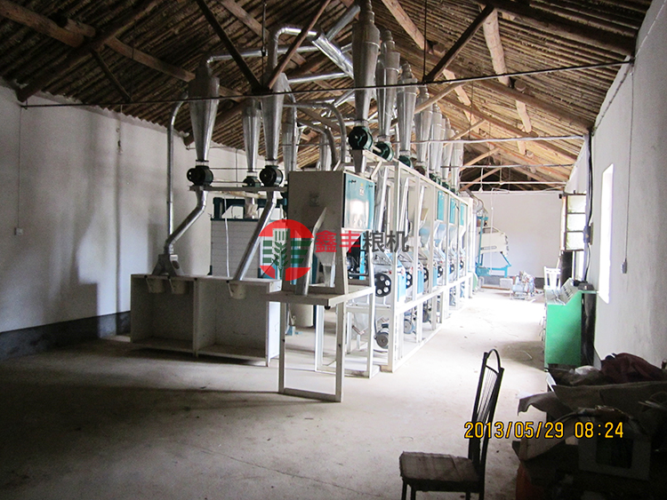 日产30吨面粉加工成套设备 落地式小麦面粉机