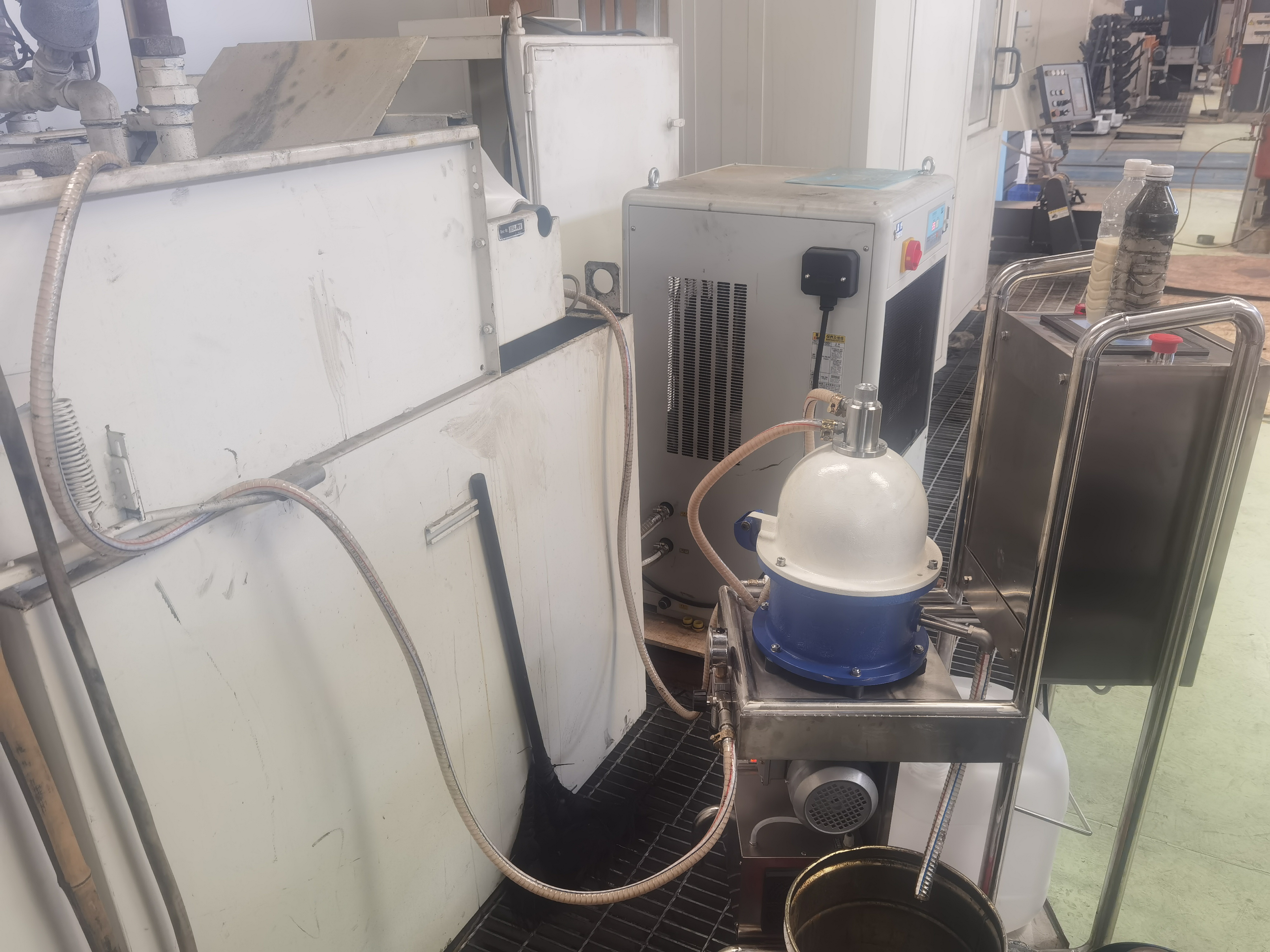 切削液净化离心机帮助企业实现清洁生产,美化车间环境