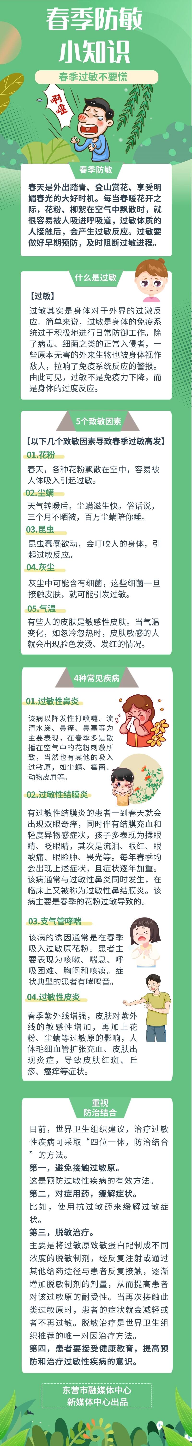 长图|赏花踏青正当时 这份春季防过敏知识请收好!