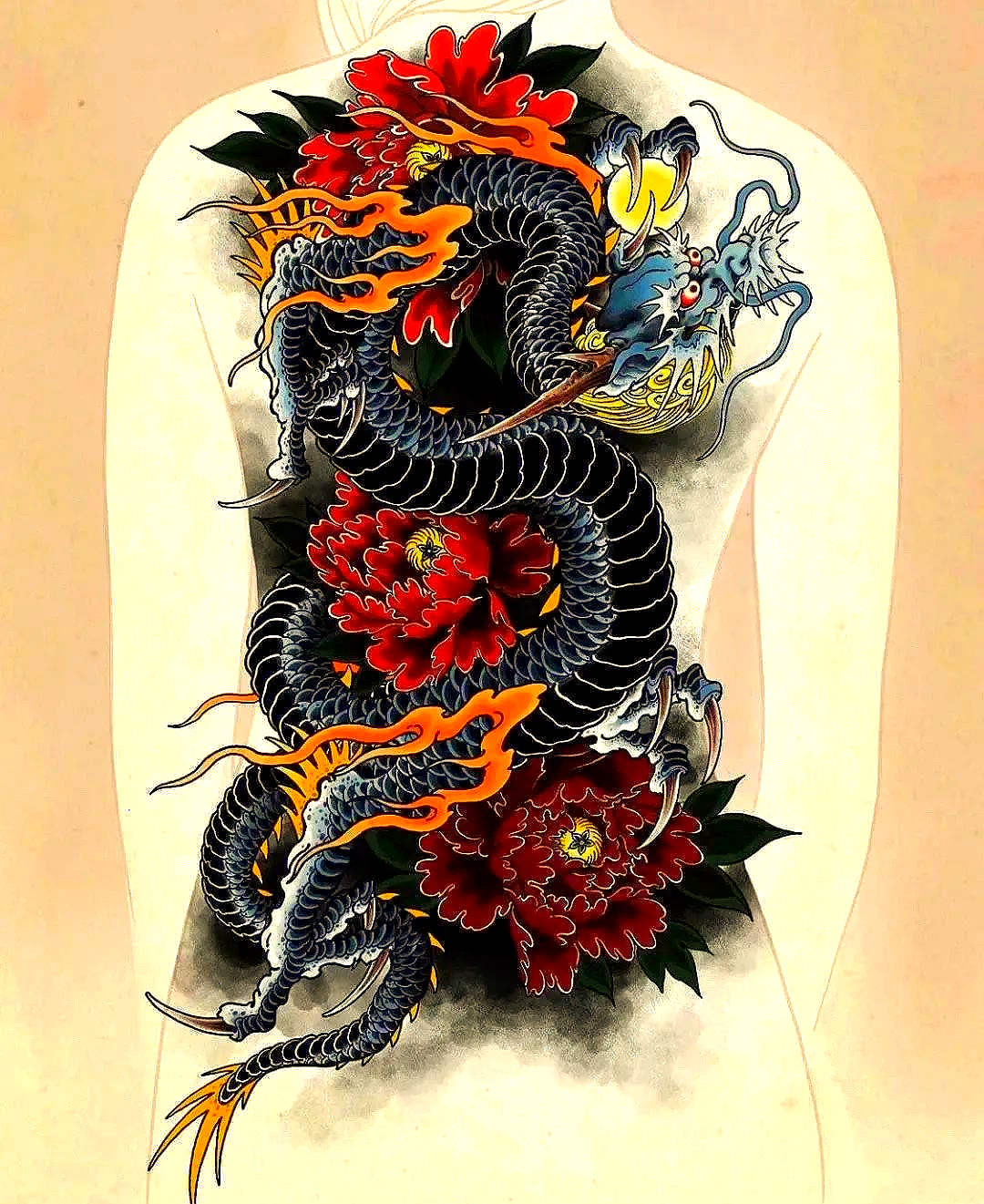 龙纹身图案的若干讲究