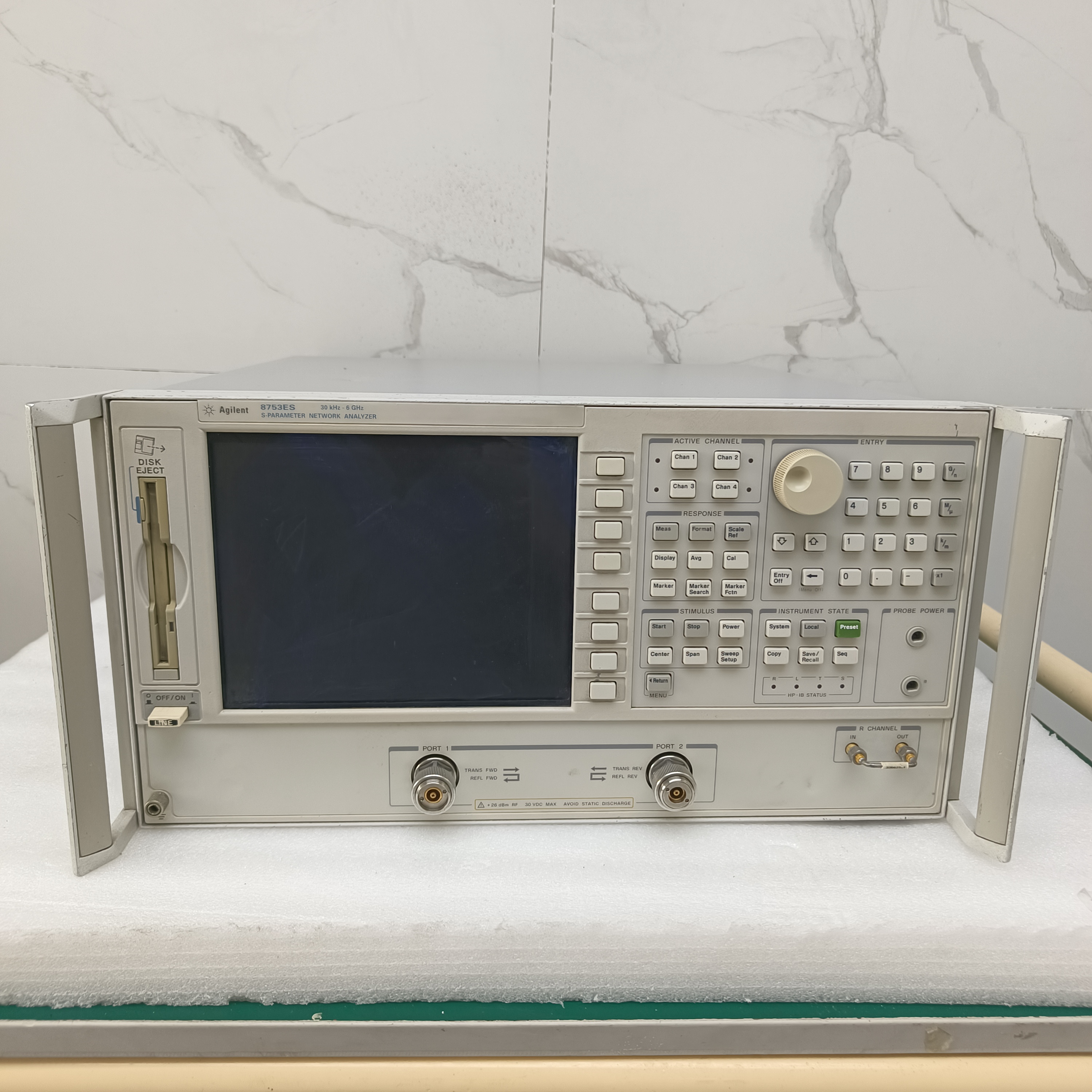 安捷伦8753es s-参数矢量网络分析仪,6 ghz