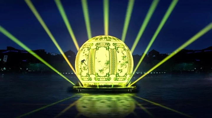 扬州厨刀下的"西瓜灯"