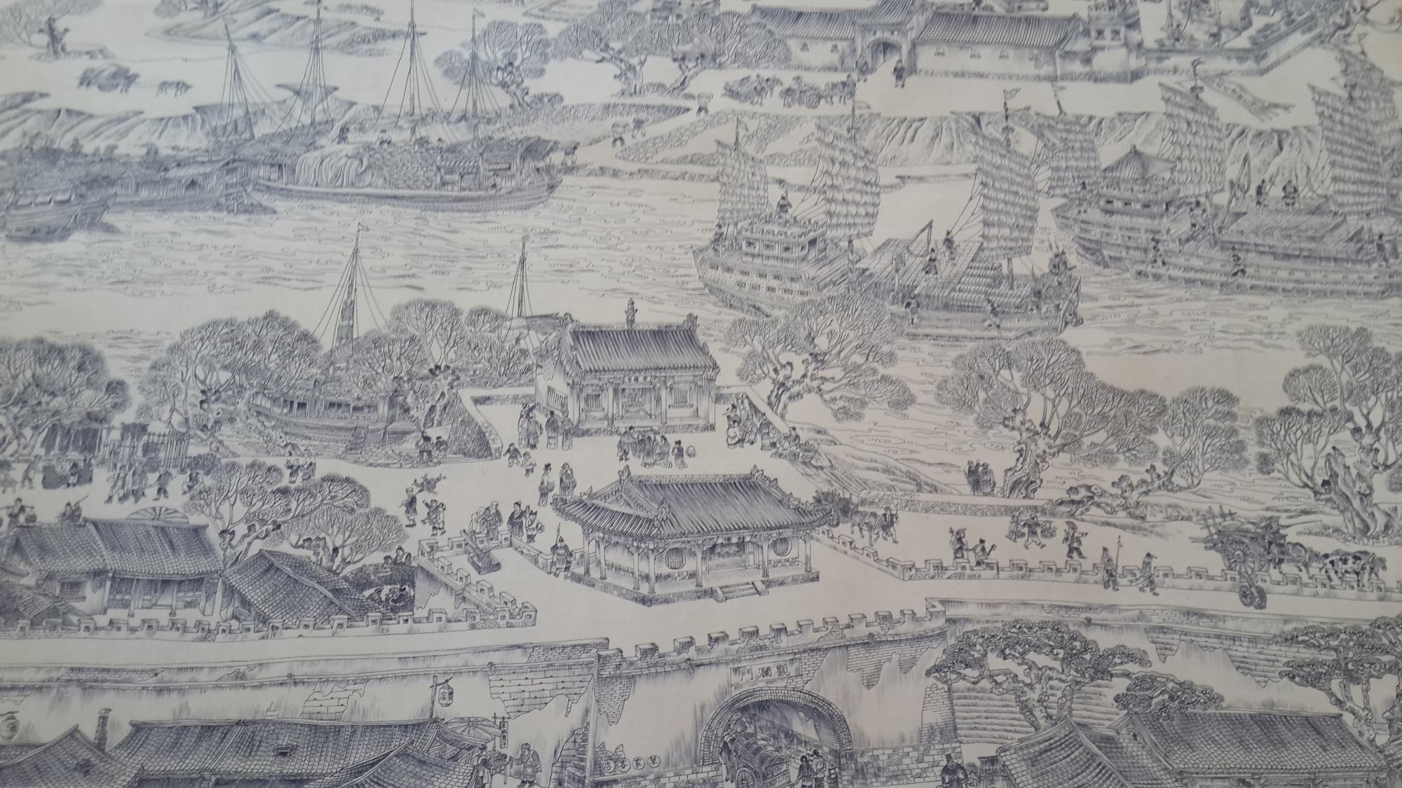 乡愁笔记:当代"清明上河图" 巨幅长卷《大运河》