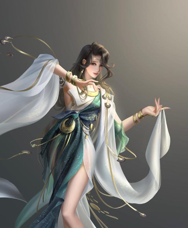 国风仙侠角色插画