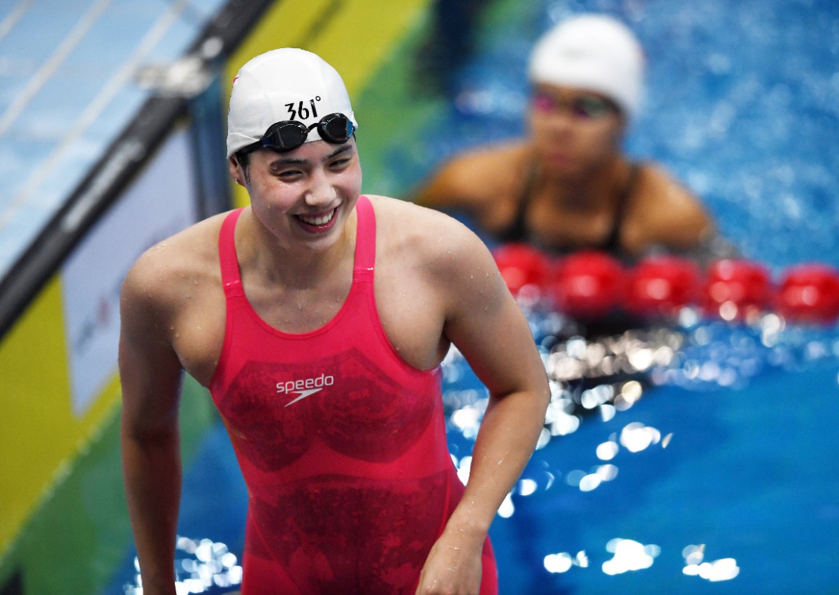 刘子歌保持11年的纪录作古 张雨霏刷新100蝶亚洲纪录