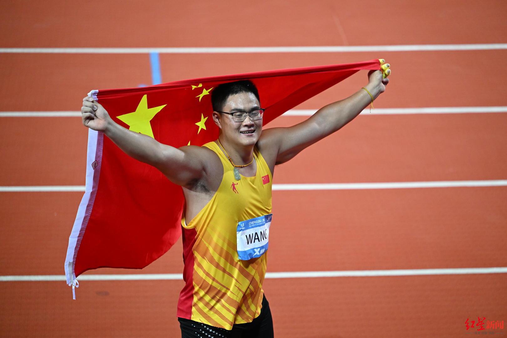 中国队田径第四金!男子链球王琦夺冠