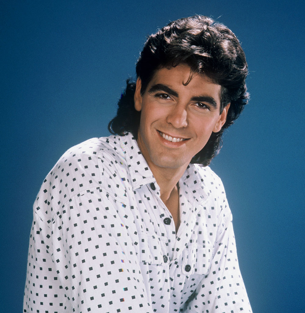 乔治克鲁尼过去和现在以及年轻时的照片