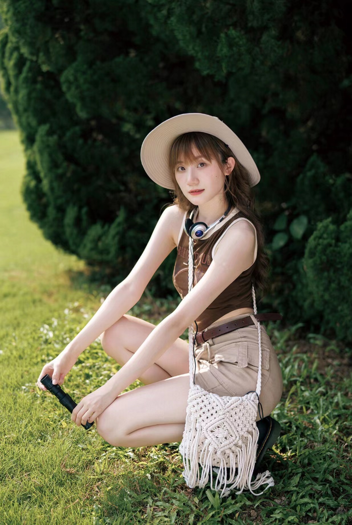 草地,树林拍人像,解锁各种好看的姿势,拍照上镜又吸睛