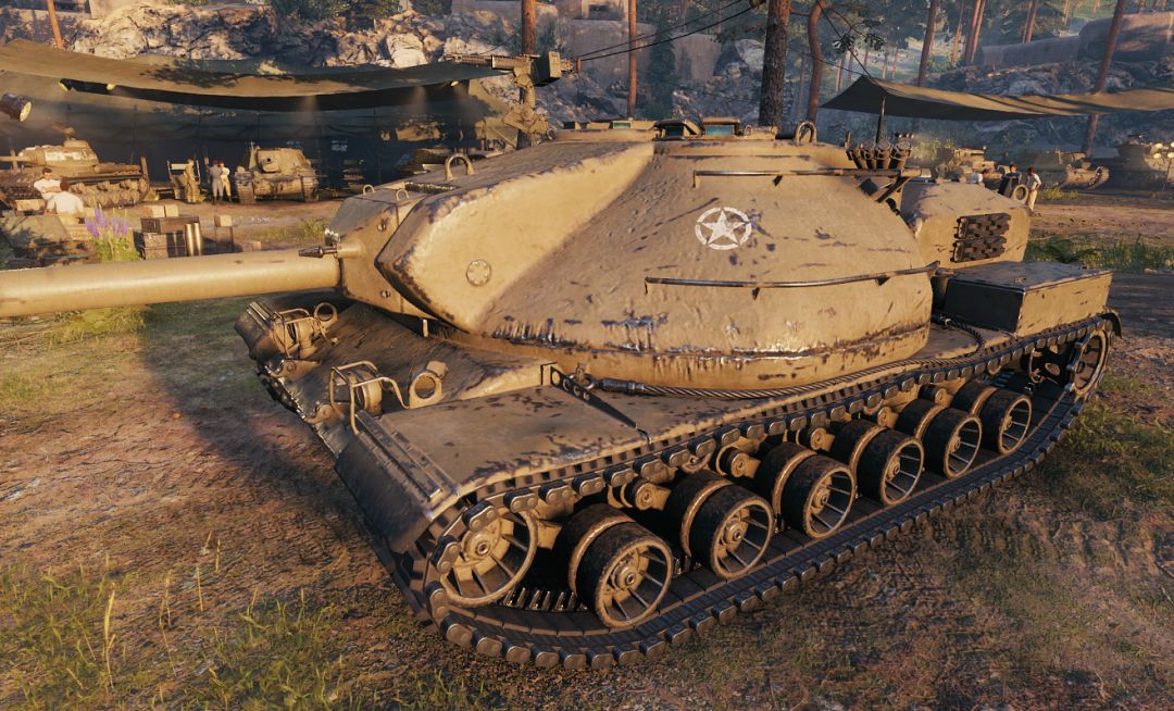 这台"t110e4金币版" 最好不是传说中的"附加章节奖励坦克"