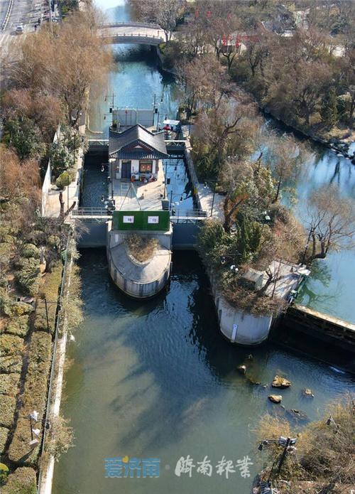 济南护城河游船路线图片