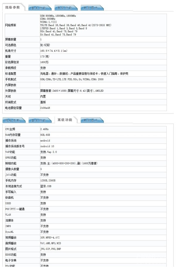 realme又有新机入网:配4800万四摄 或搭载天玑800u