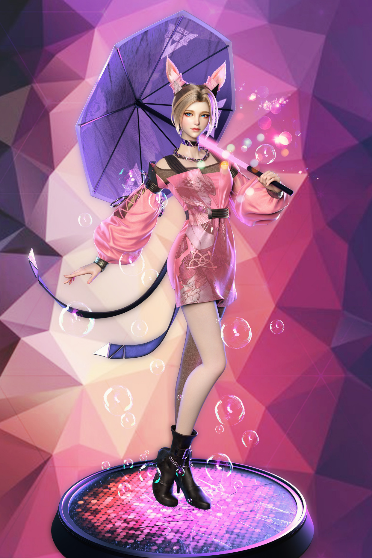 高水平的一组3d动漫人物建模作品!造型功底强悍非常值得一看!