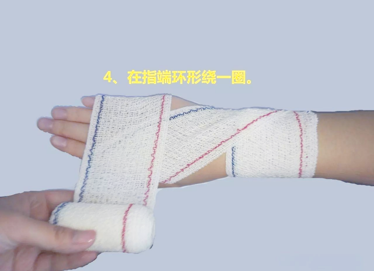 绷带8字包扎法:适用于手部和足部出血的快速处理方法