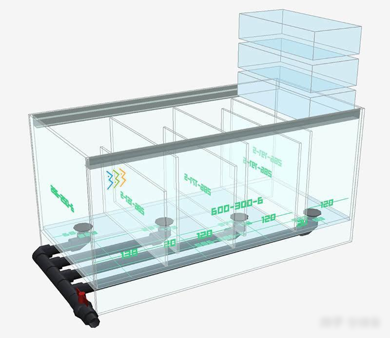 鱼缸底滤设计展示