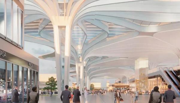 上海东站"高大上",效果图震撼出炉,有望成为上海最大火车站 (3)