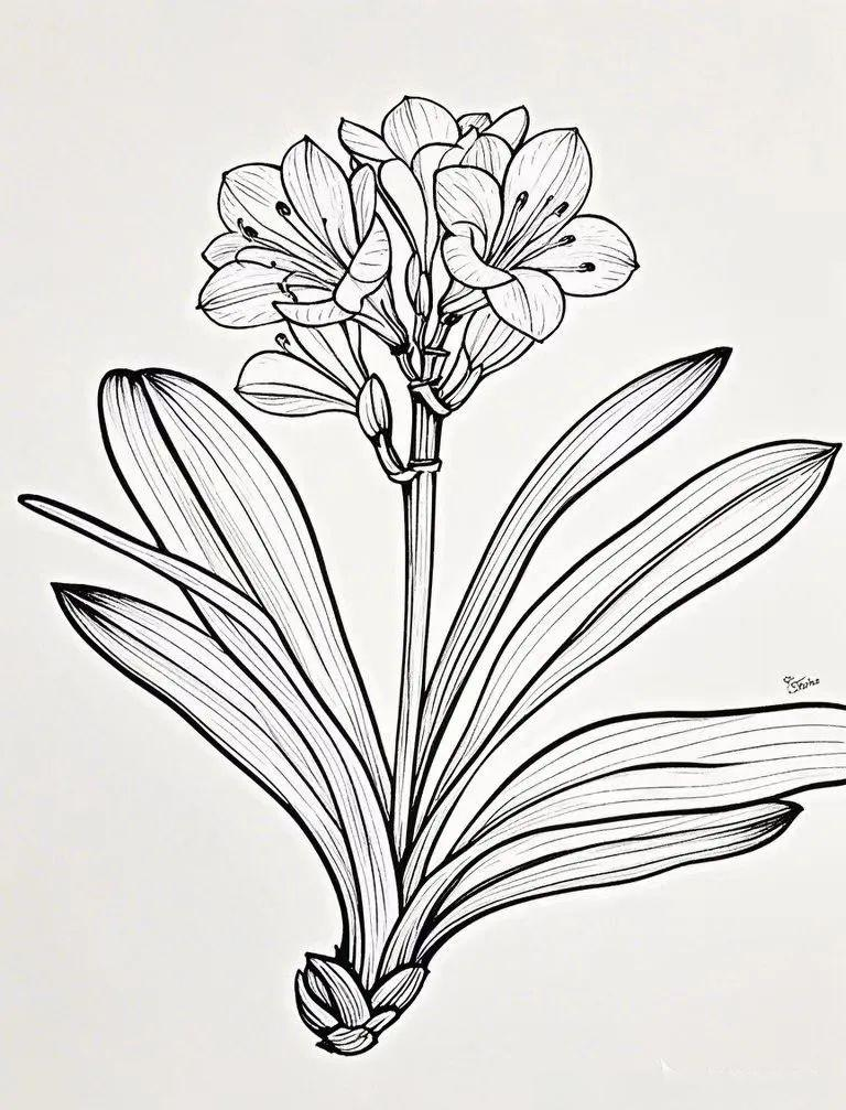 多种花卉的简笔画黑白画线稿素材及绘制方法详解