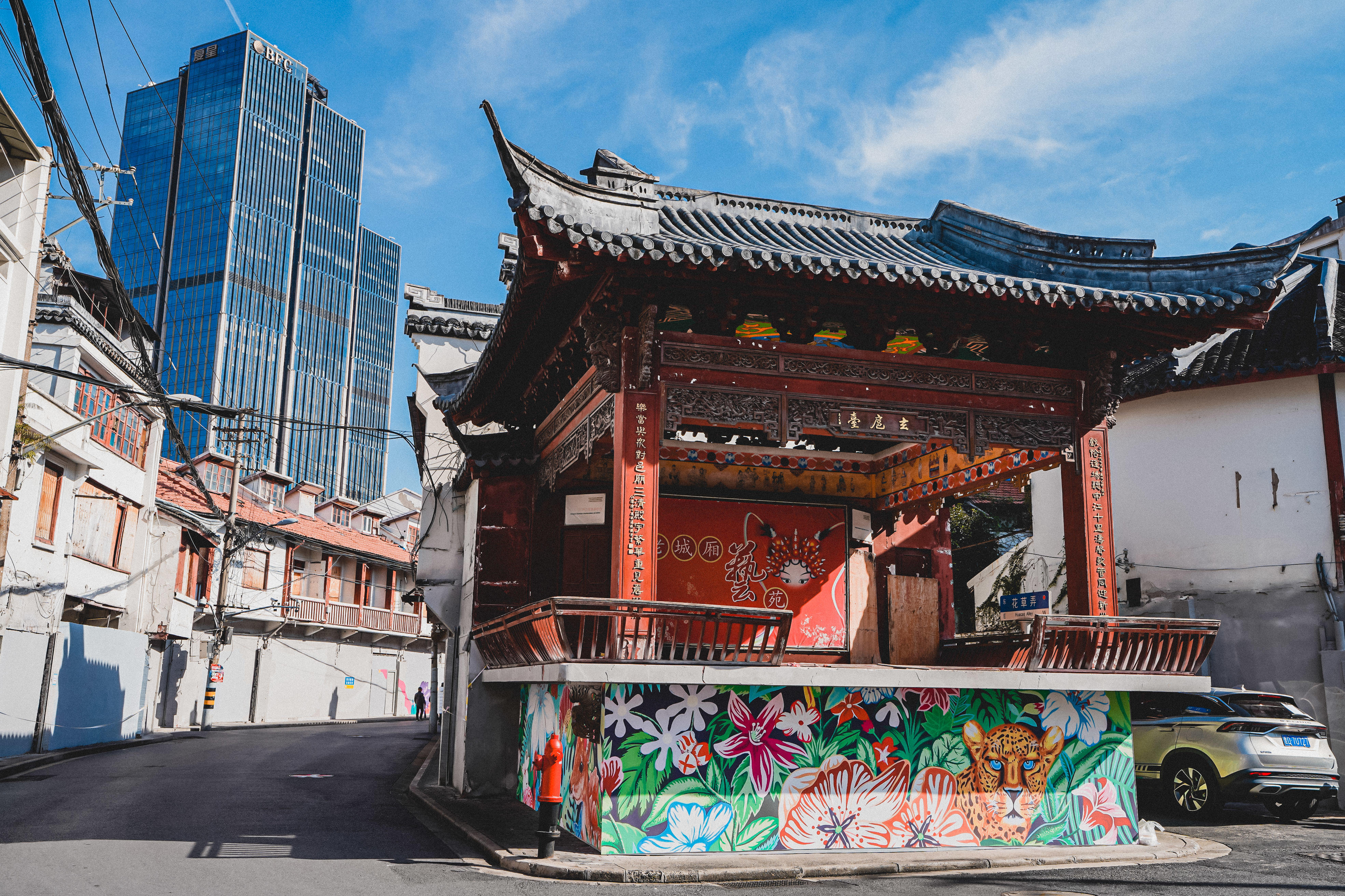 看!繁花在大豫园老城厢浪漫绽放