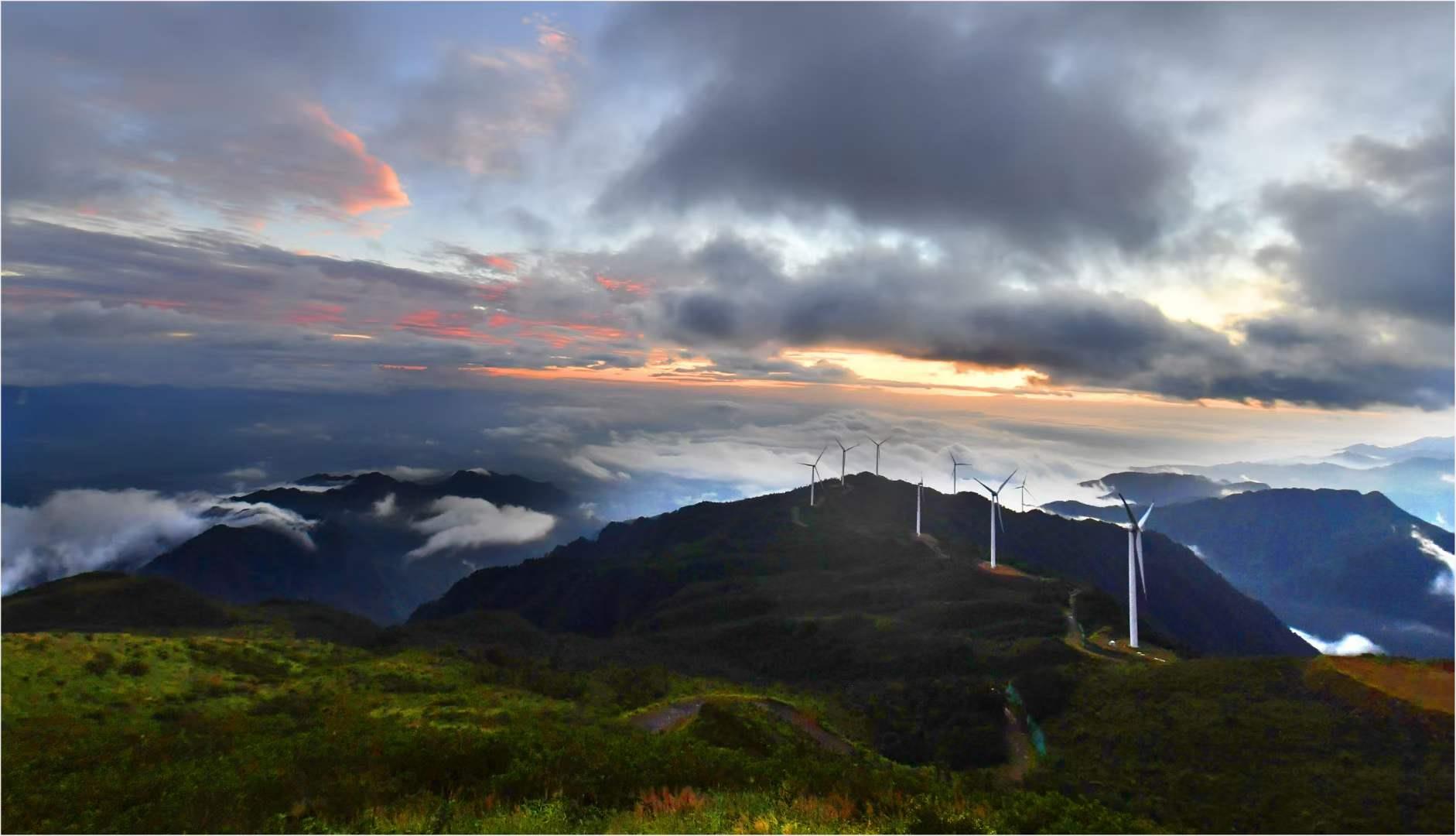 江永天仙草原燕子山日出美景宛如画