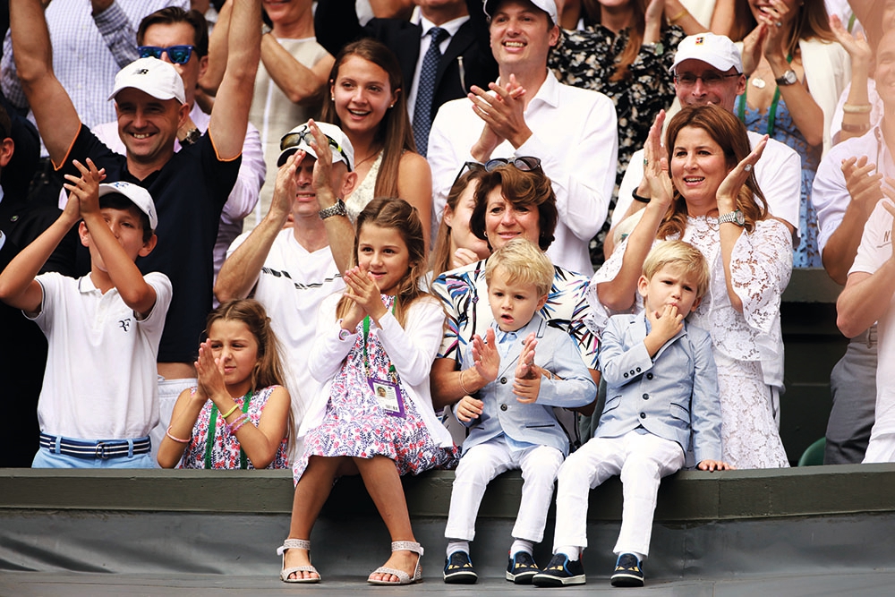 费德勒:四个孩子里只有一个对网球稍微感点兴趣_费德勒2017-2018赛季_费德勒20个大满贯冠军