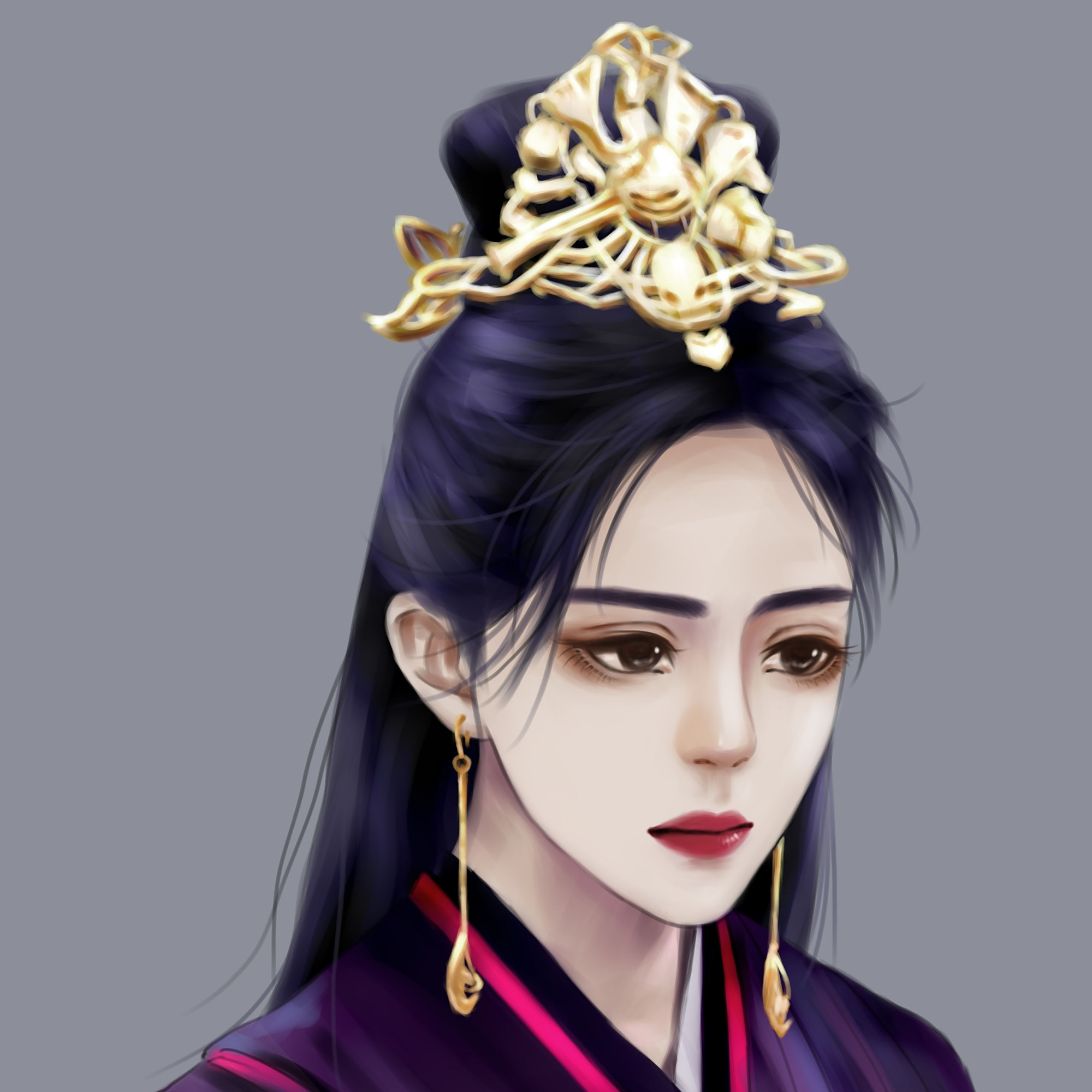 动漫头像:无敌美少女杨幂0912生日快乐