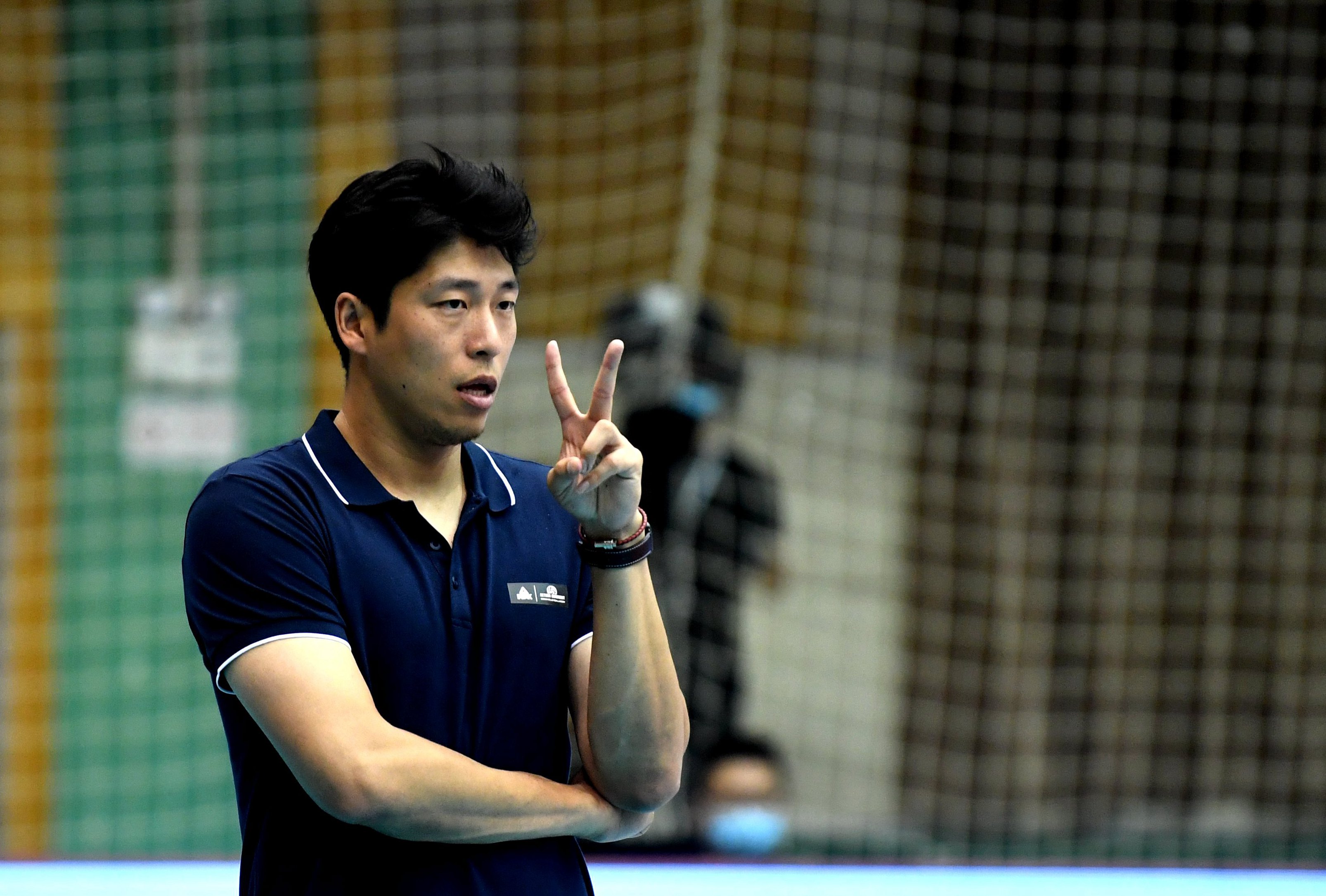 上海男排主帅沈琼:希望队员们在决赛中继续保持劲头