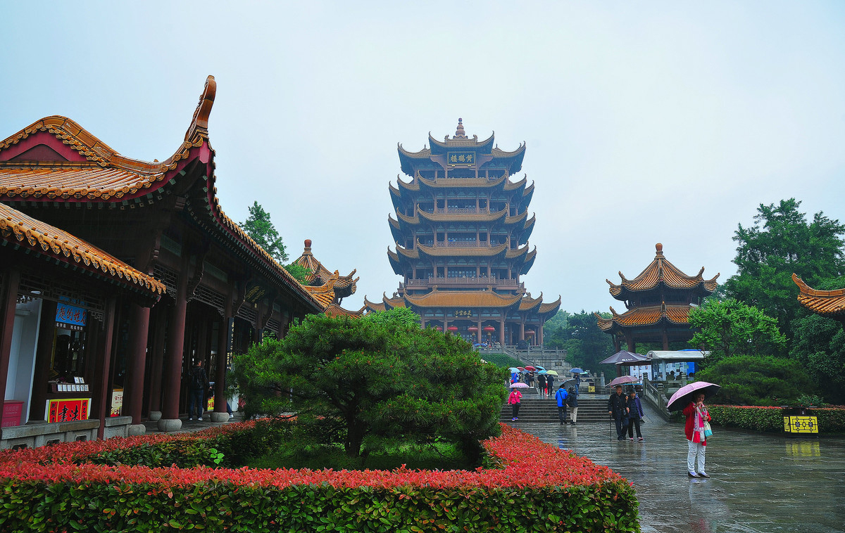 武汉黄鹤楼,远观最美