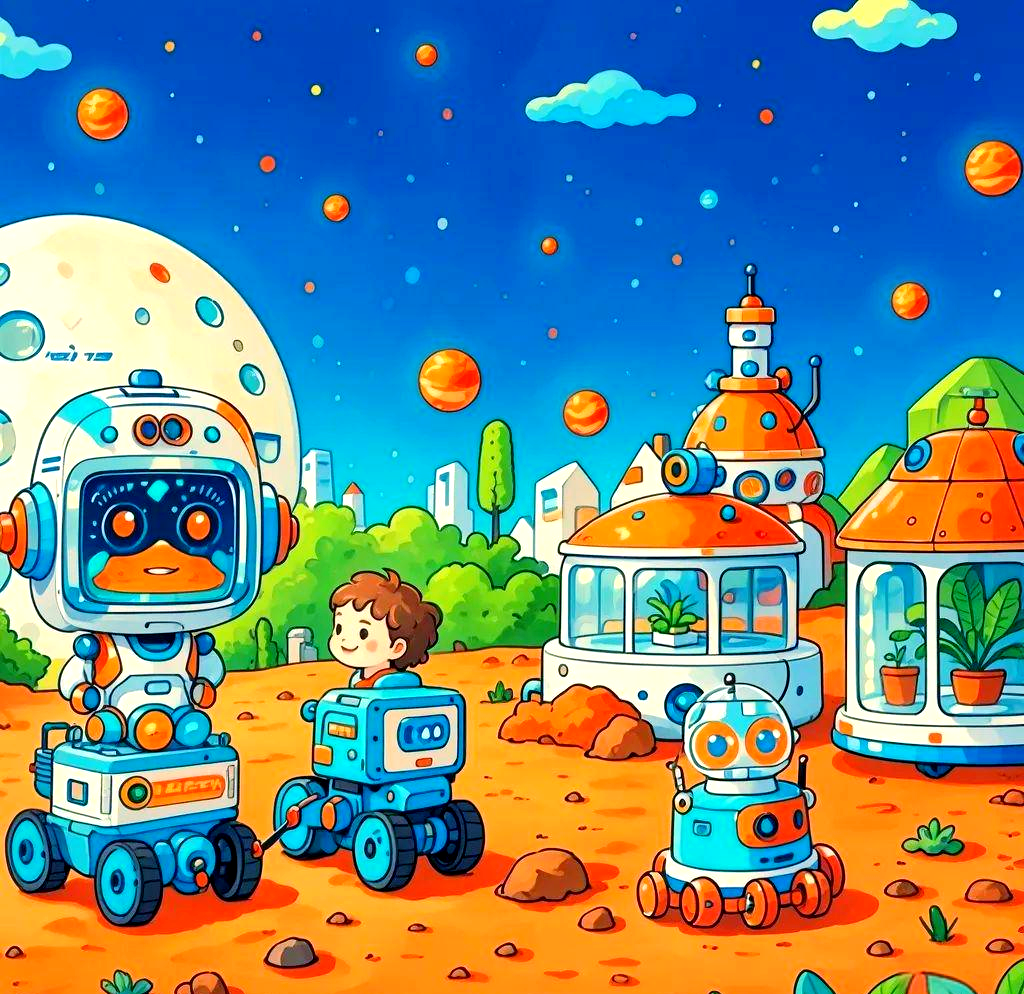 未来科技与智能生活的科幻绘画主题建议